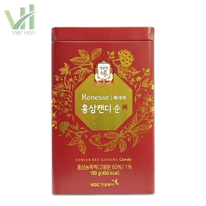 <em>Sản phẩm kẹo hồng sâm không đường cao cấp Hàn Quốc KGC 180g</em>
