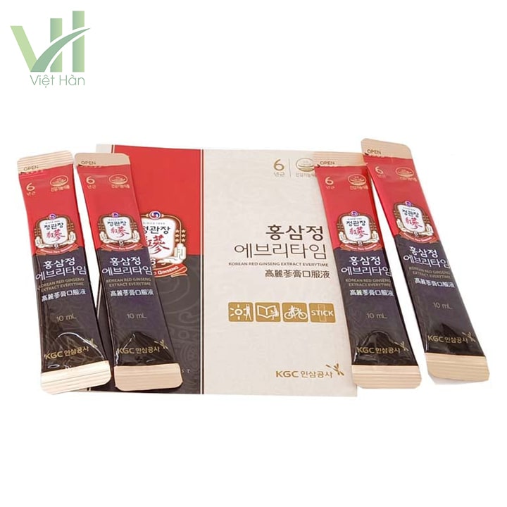 <em>Sản phẩm nước hồng sâm Hàn Quốc KGC 30 gói</em>
