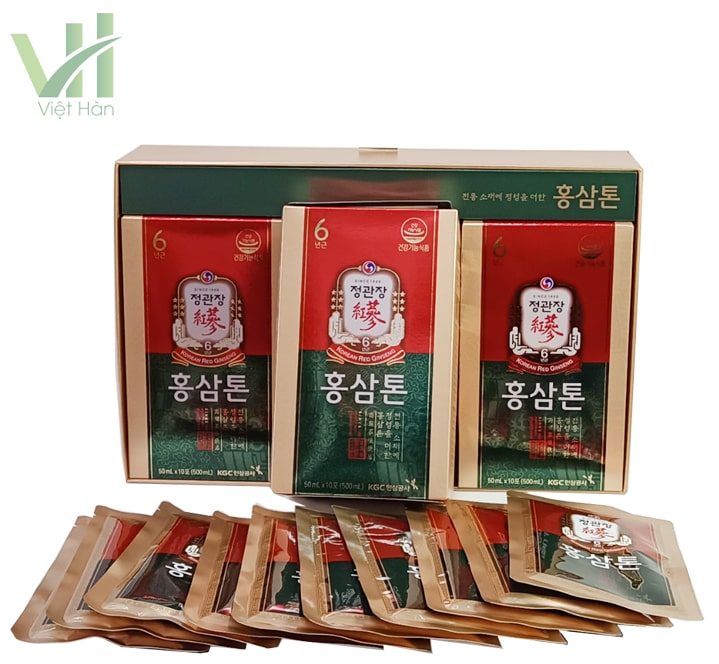 <em>Sản phẩm nước hồng sâm KGC Hàn Quốc - 50ml x 30 gói</em>