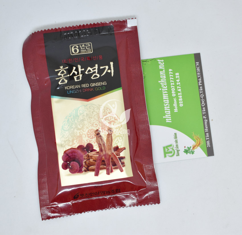 Hình ảnh gói Nước hồng sâm linh chi Pocheon 70ml x 30 gói Hình ảnh gói Nước hồng sâm linh chi Pocheon 70ml x 30 gói