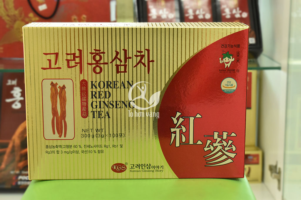 Hình ảnh hộp Trà Hồng Sâm Hàn Quốc KGS 100g X 3 Gói Hình ảnh hộp Trà Hồng Sâm Hàn Quốc KGS 100g X 3 Gói