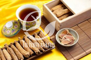 Hồng sâm khô dùng để pha trà