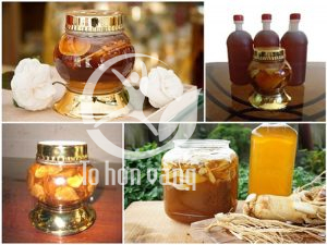 Hồng sâm khô ngâm mật ong rừng