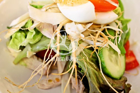 salad nhân sâm sẽ còn đem đến hương vị lạ miệng và kích thích đường tiêu hóa một cách tối ưu salad nhân sâm sẽ còn đem đến hương vị lạ miệng và kích thích đường tiêu hóa một cách tối ưu