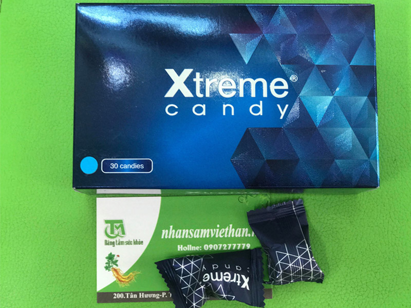 Mô tả hình ảnh hộp kẹo sâm Xtreme