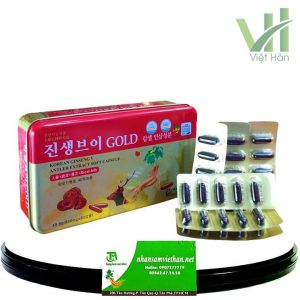 Viên hồng sâm linh chi nhung hươu 60 viên Dongwon