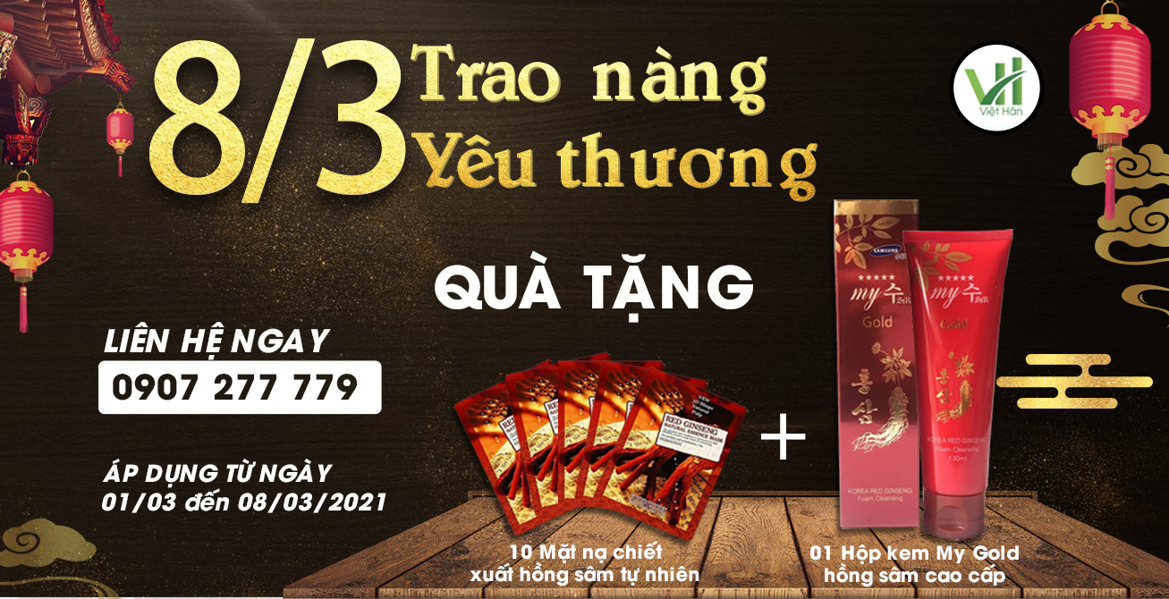 Bùng nổ quà tặng chào mừng ngày Quốc tế phụ nữ 8/3
