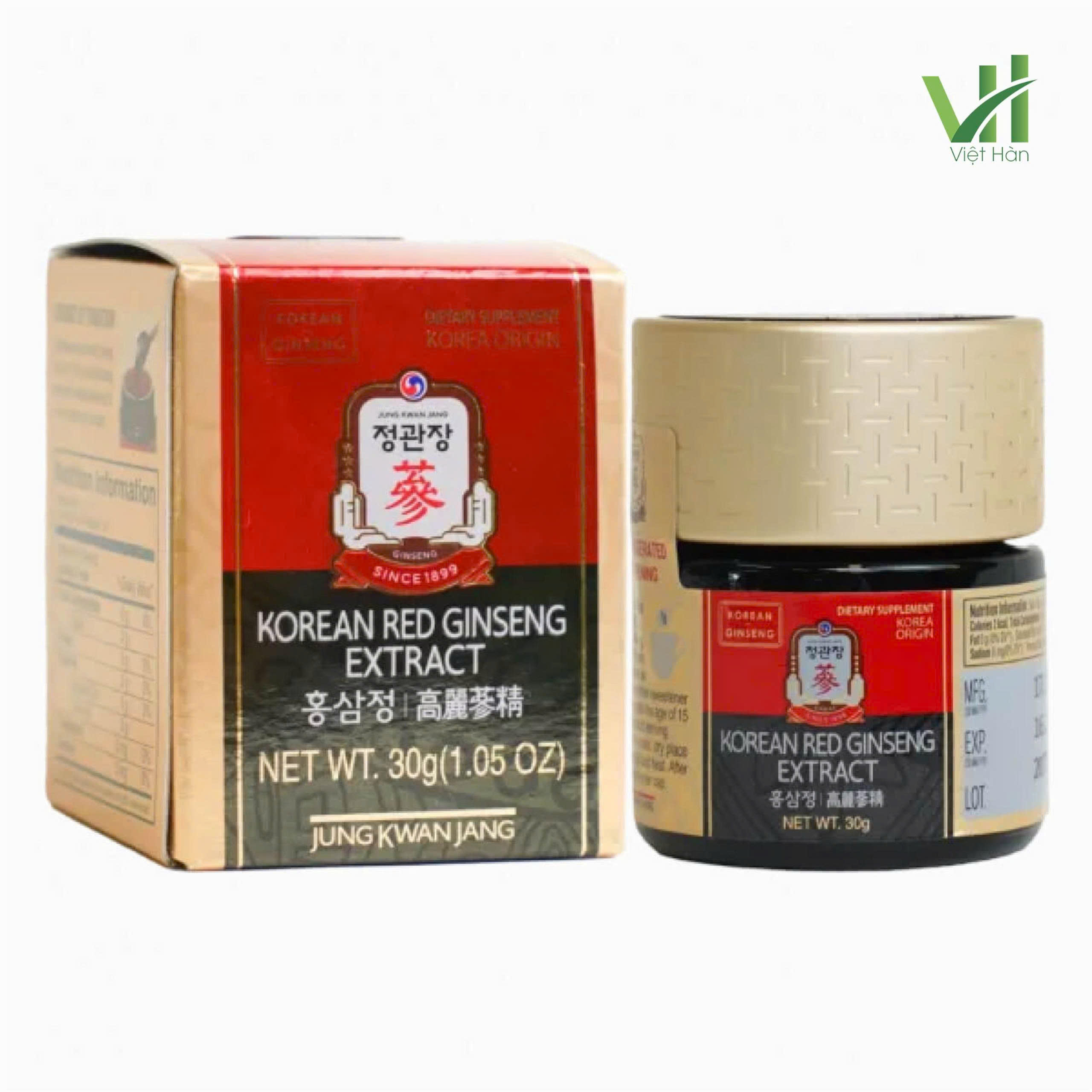 Cao Hồng Sâm Extract Jung Kwan Jang Hàn Quốc Hộp 30g x 1 lọ