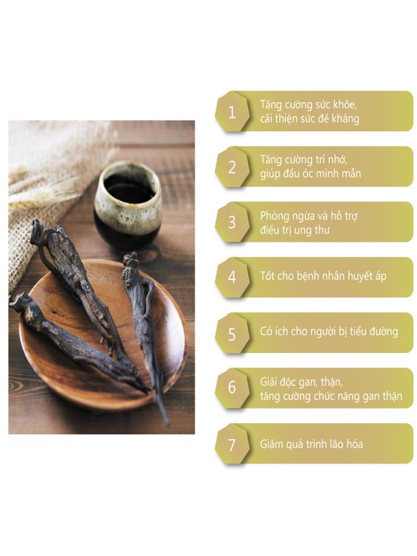 uống hắc sâm có tốt không