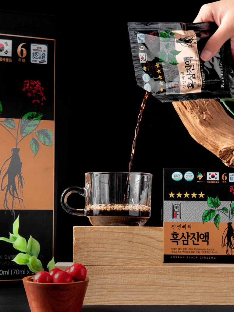 Hình ảnh: Chi tiết gói nước hắc sâm Daesan Hàn Quốc hộp 30 gói x 70ml