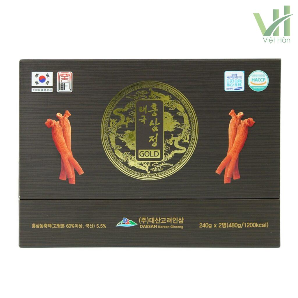 Hình ảnh: Mặt trước sản phẩm Cao Hồng Sâm Daesan cao cấp 2 lọ x 240g chính hãng Hàn Quốc Hình ảnh: Mặt trước sản phẩm Cao Hồng Sâm Daesan cao cấp 2 lọ x 240g chính hãng Hàn Quốc
