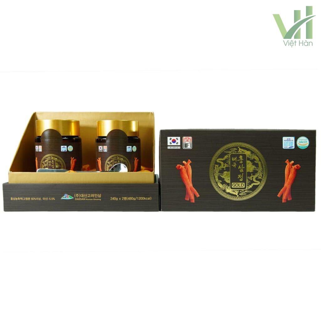 Hình ảnh: Bao quát sản phẩm Cao Hồng Sâm Daesan cao cấp 2 lọ x 240g chính hãng Hàn Quốc Hình ảnh: Bao quát sản phẩm Cao Hồng Sâm Daesan cao cấp 2 lọ x 240g chính hãng Hàn Quốc