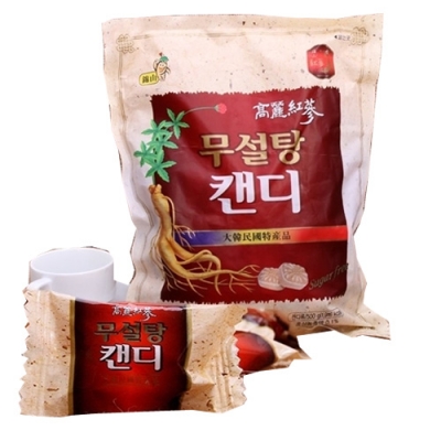 Kẹo hồng sâm không đường Hàn Quốc 500g - Món ăn vặt bổ dưỡng 