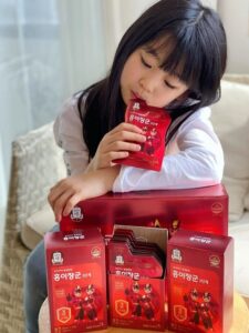 hồng sâm hàn quốc cho bé 2 tuổi