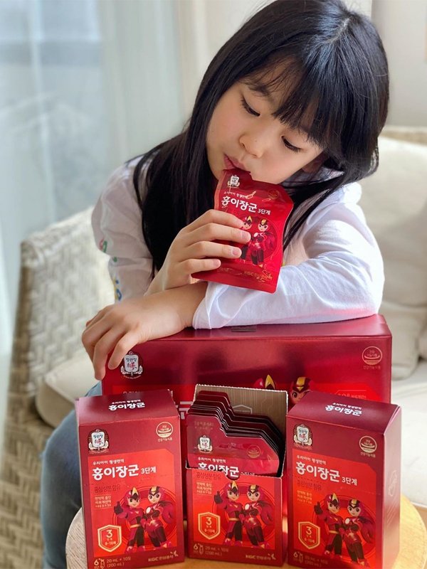 hồng sâm hàn quốc cho bé 2 tuổi