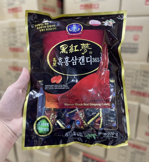 Kẹo Hắc Sâm 365 Hàn Quốc