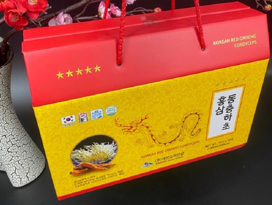 hồng sâm đông trùng hạ thảo nước