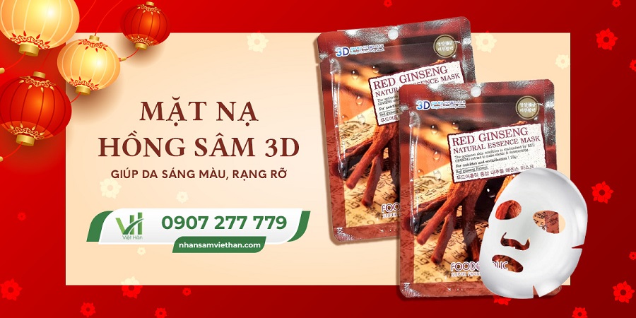 mặt nạ hồng sâm 3d hàn quốc
