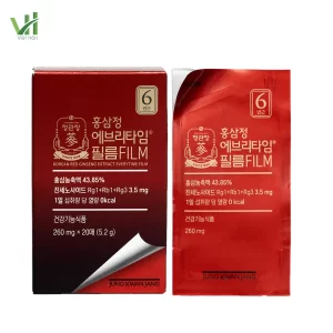 Cao Hồng Sâm Everytime Jung Kwan Jang - Dạng lát film ngậm hoà tan