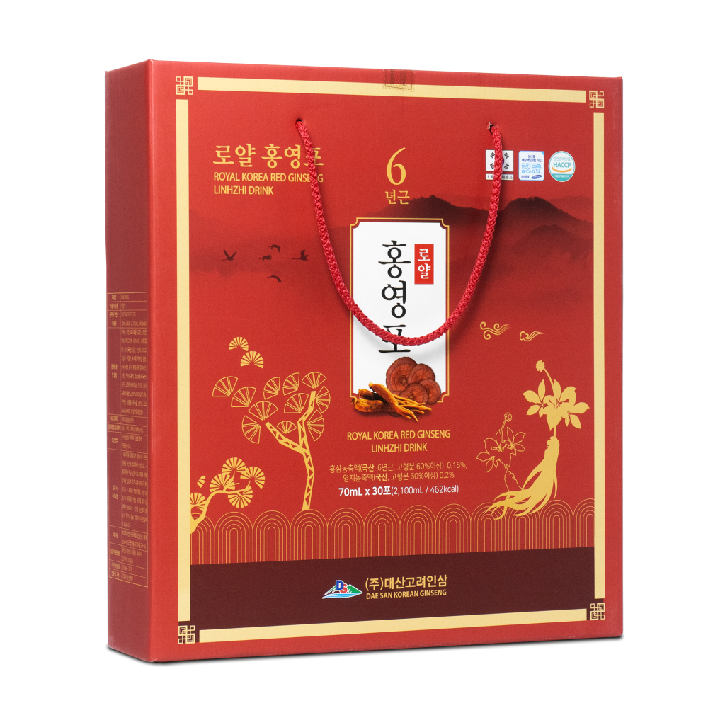 Nước hồng sâm linh chi deasan 30 gói x 70 ml