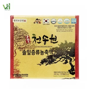 Tinh dầu thông đỏ chính phủ Cheonsongwon Hàn Quốc Hộp 120 viên