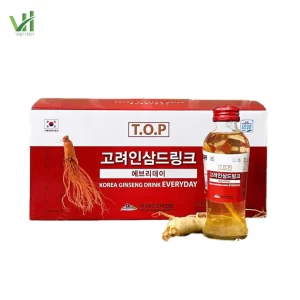 Nước Hồng Sâm T.O.P Daesan có củ Hàn Quốc 10 chai x 120ml