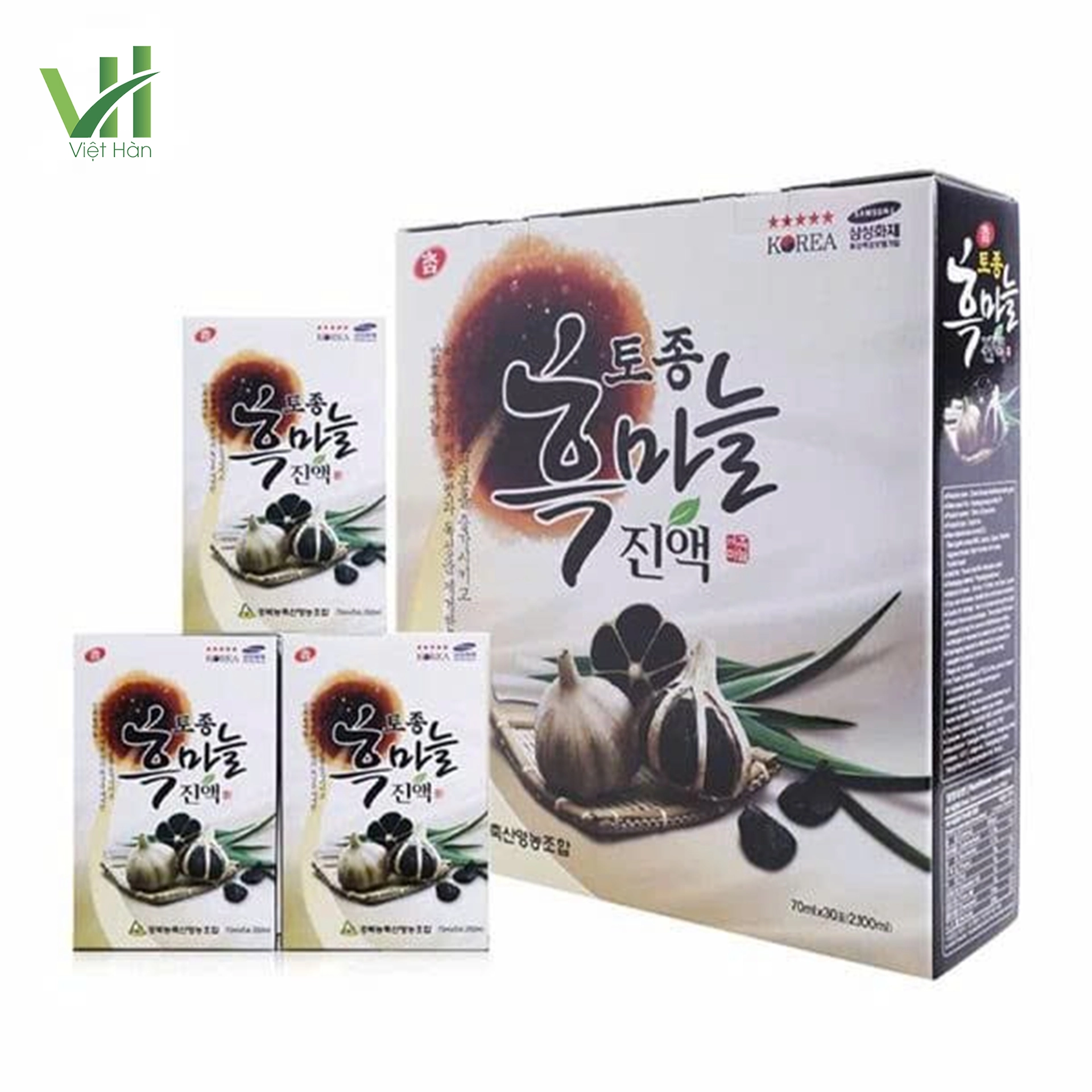 Nước Tỏi Đen Kanghwa Hàn Quốc - Hộp 30 gói x 70ml