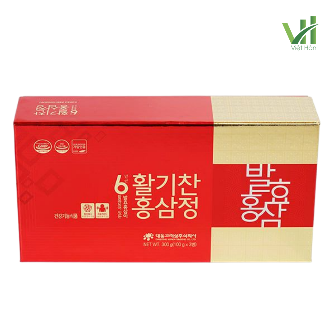 Cao Hồng Sâm Lên Men Daedong Hộp 3 Lọ x 100g - Ảnh 5