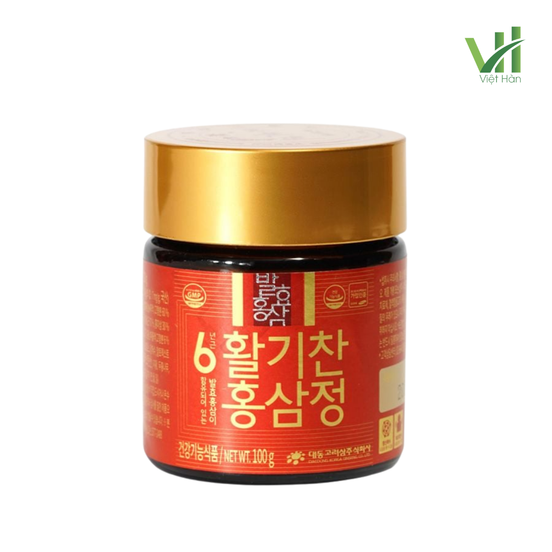 Cao Hồng Sâm Lên Men Daedong Hộp 3 Lọ x 100g - Ảnh 3