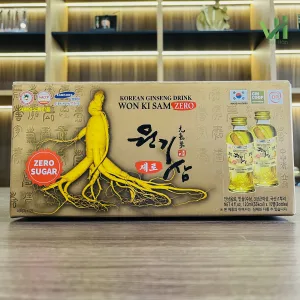 Alternative view of Nước Hồng Sâm Không Đường Có Củ Won Ki Sam 120ml x 10 chai
