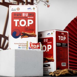 Alternative view of Hộp Kẹo Hồng Sâm T.O.P Không Đường Daesan 200 Gram Hàn Quốc
