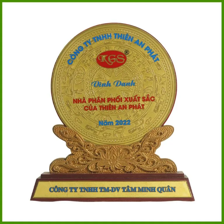 KỈ NIỆM CHƯƠNG NHÀ PHÂN PHỐI XUẤT SẮC KGS 2022