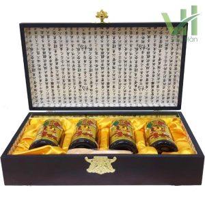Cao Hồng Sâm Kanghwa Hàn Quốc Hộp gỗ 250g x 4 lọ