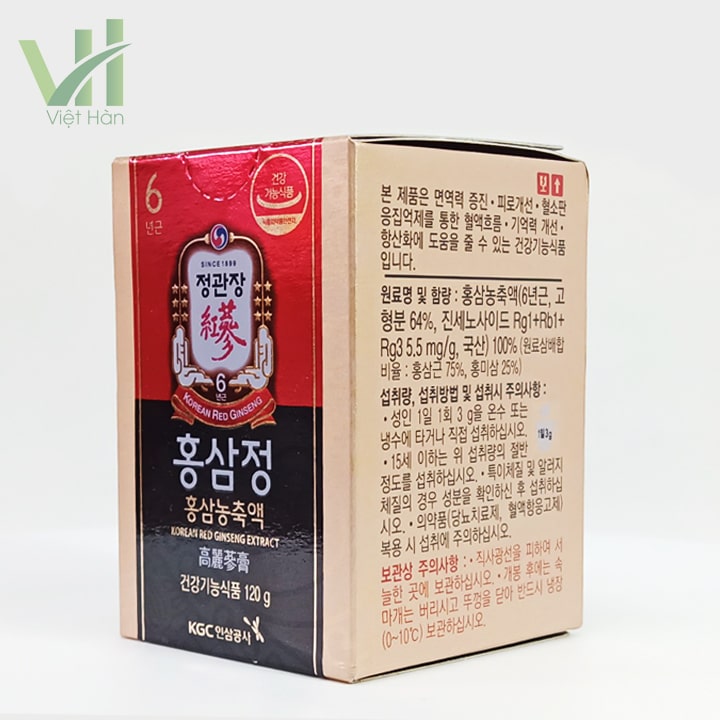 Cao Hồng Sâm Hàn Quốc Jung Kwan Jang Hộp 120g - Ảnh 4
