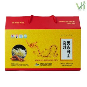 Alternative view of Nước Hồng Sâm Đông Trùng Hạ Thảo Daesan Hàn Quốc Hộp 70ml x 20 gói