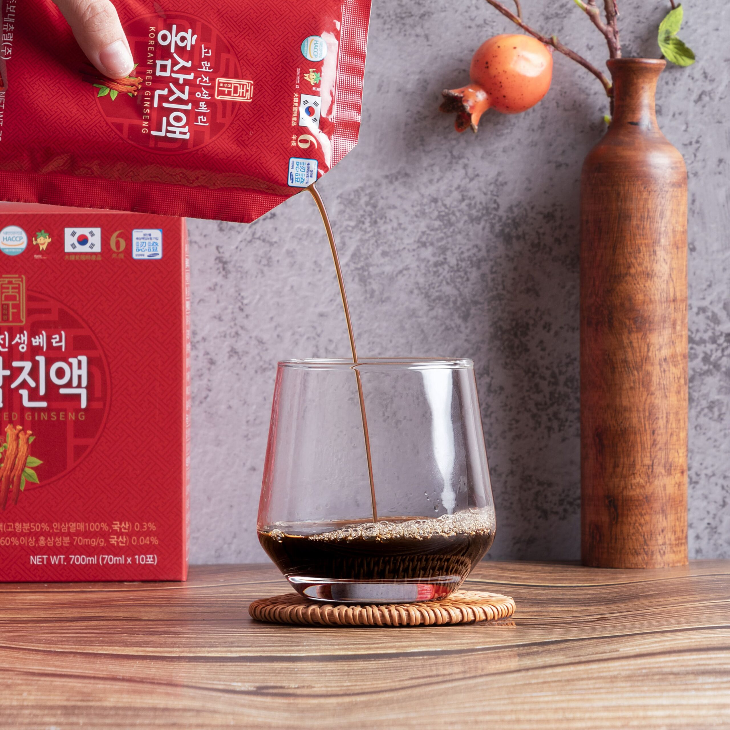 Nước Hồng Sâm Daesan Hàn Quốc Hộp 10 gói x 70ml (tặng) - Ảnh 3
