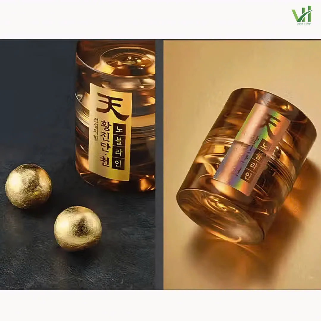 Thiên sâm linh đan dát vàng KGC Jung Kwan Jang Hwang Jin Dan Cheon Noble Line 4g x 20 viên - Ảnh 5